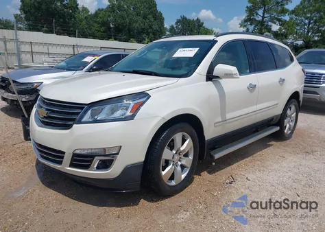 2015 Chevrolet Traverse Ltz z USA, uszkodzony, nr VIN 1GNKRJKD1FJ241743